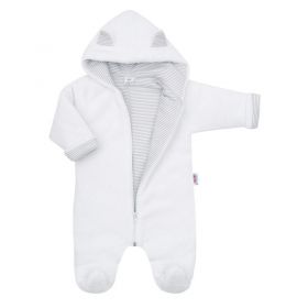 Luxusní dětský zimní overal New Baby Snowy collection Bílá