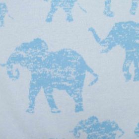 Kojenecký kabátek Baby Service Sloni modrý
