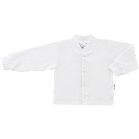 ESITO Kojenecký kabátek bavlněný jednobarevný bílá 50