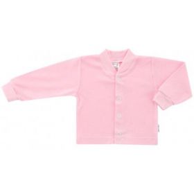 ESITO Kojenecký kabátek bavlněný jednobarevný růžová 50