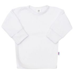 Kojenecká košilka s bočním zapínáním New Baby bílá | 50, 56 (0-3m), 62 (3-6m)