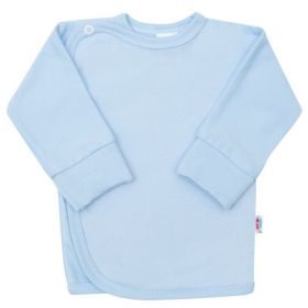 Kojenecká košilka s bočním zapínáním New Baby světle modrá | 50, 56 (0-3m), 62 (3-6m), 68 (4-6m)