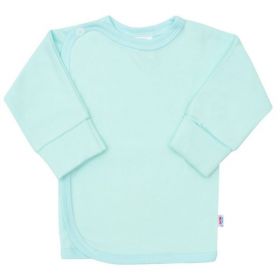 Kojenecká košilka s bočním zapínáním New Baby tyrkysová | 50, 62 (3-6m), 68 (4-6m)