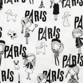 Kojenecký letní bavlněný overal New Baby Paris Bílá