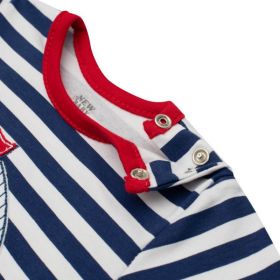 Kojenecká souprava tričko a kraťásky New Baby Marine Modrá