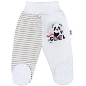 Kojenecké polodupačky New Baby Panda Šedá