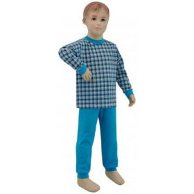 ESITO Chlapecké pyžamo tyrkysové kostky vel. 92 - 110 tyrkysová kostka malá 92