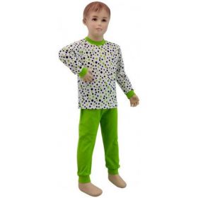 ESITO Dětské pyžamo zelený puntík vel. 86 - 110 puntík zelená 86