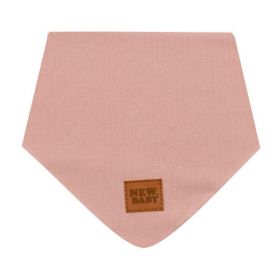 Kojenecký bavlněný šátek na krk New Baby Favorite růžový S | S