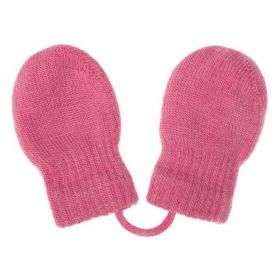 Dětské zimní rukavičky New Baby růžové | 56 (0-3m)