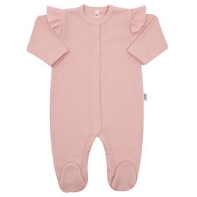 Kojenecký bavlněný overal New Baby Practical růžový holka | 80 (9-12m), 86 (12-18m), 92 (18-24m)