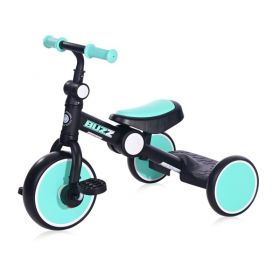 TRICYCLE BUZZ BLACK&TURQUOISE FOLDABLE