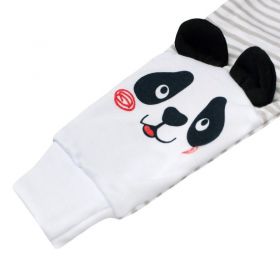 Kojenecké tepláčky New Baby Panda Šedá