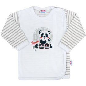 Kojenecká košilka New Baby Panda Šedá