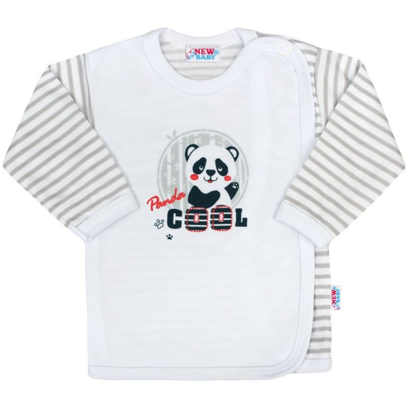 Kojenecká košilka New Baby Panda Šedá