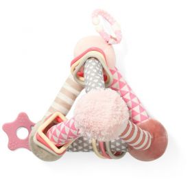 Edukační hračka Baby Ono pyramida Tiny Yoga pink