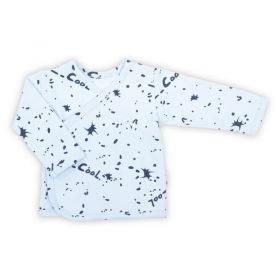 Kojenecká bavlněná košilka Nicol Max light Modrá | 62 (3-6m), 68 (4-6m)