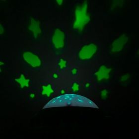 Kolotoč nad postýlku se světelným projektorem Baby Mix mátový