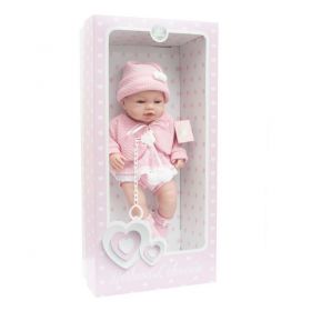 Luxusní dětská panenka-miminko Berbesa Nela 43cm