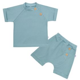 Kojenecká letní souprava tričko a kraťásky New Baby Practical Dle obrázku | 56 (0-3m), 62 (3-6m), 68 (4-6m)