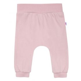 Kojenecké bavlněné tepláčky New Baby BrumBrum old pink Růžová | 56 (0-3m), 62 (3-6m), 80 (9-12m)