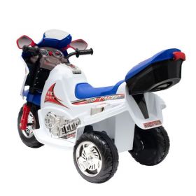 Dětská elektrická motorka Baby Mix RACER bílá