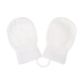 Dětské zimní rukavičky New Baby bílé | 56 (0-3m)