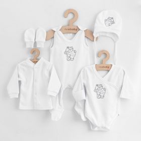 5-dílná kojenecká soupravička do porodnice New Baby Classic bílá | 50, 62 (3-6m)