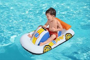 Dětské nafukovací auto do vody s úchytem Bestway 110x75 cm