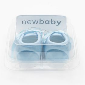 Kojenecké saténové capáčky New Baby modrá 3-6 m