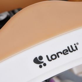 Jídelní židlička Lorelli PIXI BEIGE&WHITE