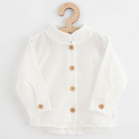 Kojenecká mušelínová košile New Baby Soft dress béžová | 62 (3-6m)