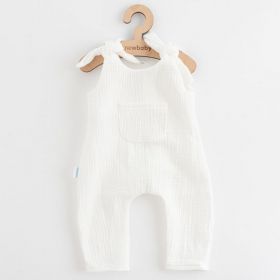 Kojenecké mušelínové lacláčky New Baby Soft dress béžová | 56 (0-3m), 62 (3-6m), 68 (4-6m), 74 (6-9m), 80 (9-12m), 86 (12-18m)