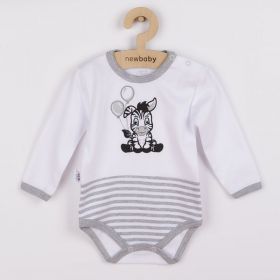 Kojenecké bavlněné body New Baby Zebra exclusive Bílá