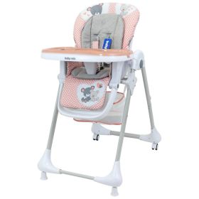 Jídelní židlička Baby Mix Infant pink