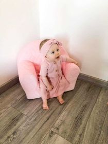 Kojenecké bavlněné šatičky s čelenkou New Baby Practical Růžová