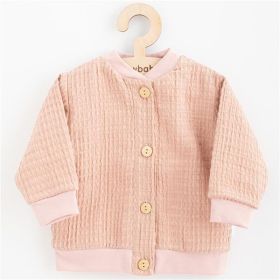Kojenecký mušelínový kabátek New Baby Comfort clothes růžová | 56 (0-3m), 62 (3-6m), 68 (4-6m), 74 (6-9m), 80 (9-12m), 86 (12-18m)