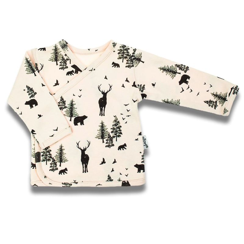 Kojenecká bavlněná košilka Nicol Bambi Béžová