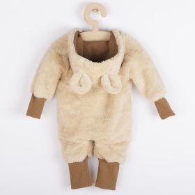 Luxusní dětský zimní overal New Baby Teddy bear béžový