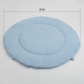Mušelínová dětská hrací deka New Baby modrá