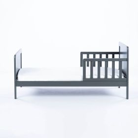Dětská postel se zábranou Drewex Olek 140x70 cm grafit