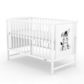 Dětská postýlka New Baby BEA Zebra bílá