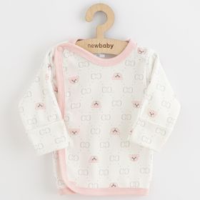 Kojenecká košilka New Baby Classic II medvídek růžový | 50, 62 (3-6m), 68 (4-6m)