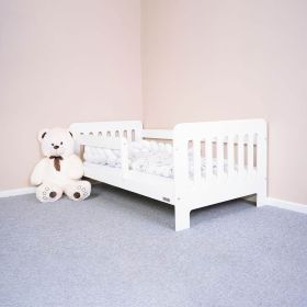 Dětská postel se zábranou New Baby ERIK 160x80 cm bílá