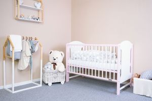 Dětská postýlka New Baby ELSA bílo-růžová