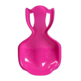 Dětský sáňkovací kluzák lopata Baby Mix COMFORT LINE XL růžový