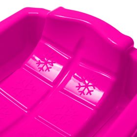 Plastové boby s brzdami Baby Mix KAROL růžové