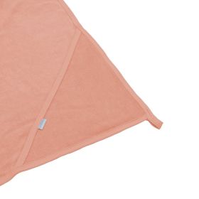 Dětská froté osuška s kapucí New Baby Comfortably 80x80 cm pink