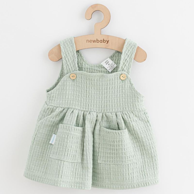 Kojenecká mušelínová sukýnka New Baby Comfort clothes šalvějová Zelená