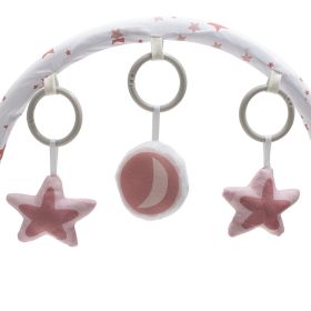 Multifunkční houpací lehátko pro miminko Baby Mix hvězdičky růžové